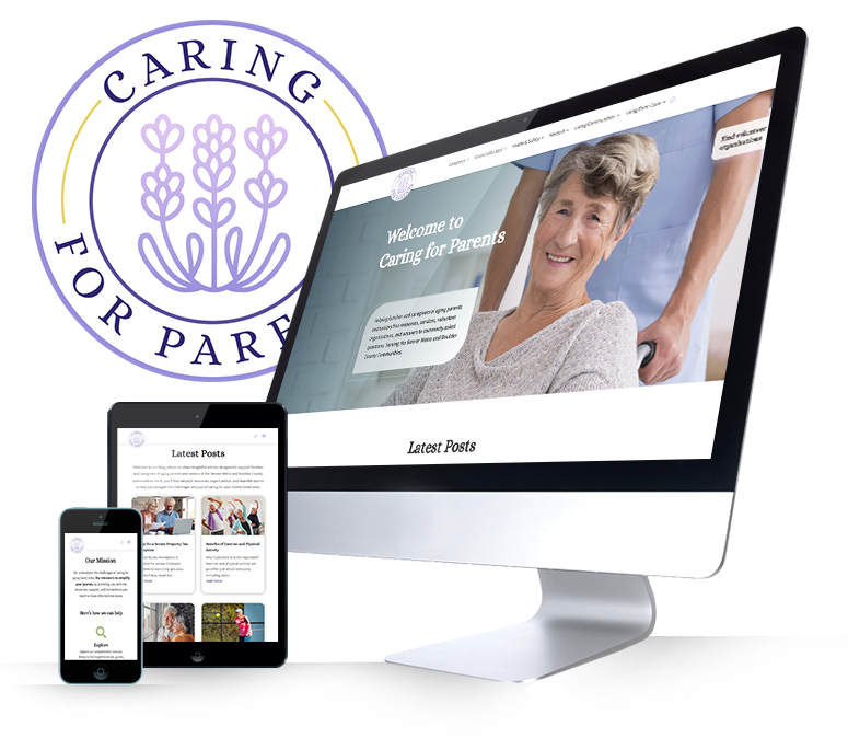 Caring for Parents Site and Logo